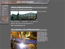 Tablet Screenshot of blochsteel.com